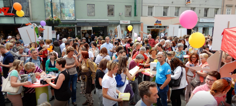 Kundgebung Hebammen Linz Mai 2018