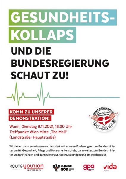 Gesundheitskollaps- Komm zur Demo am 9.11!